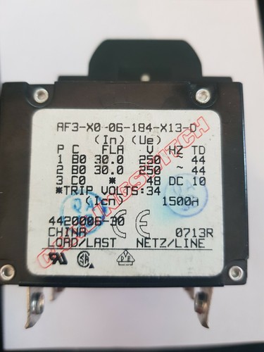 MERLIN GERIN C60HC C32 32A 3 POLE CARLING TECHNOLOGIES AF3-X0-06-184-X13-D - Picture 9 of 9