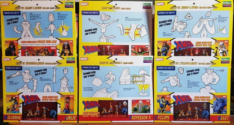 Kotobukiya XMen '92 Artfx Phoenix Professor X Bishop Storm Wolverine Jubilee 9b Foto 2 de 4