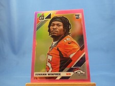 Juwann Winfree Donruss Optic 2019 RC Rookie Pink Prizm