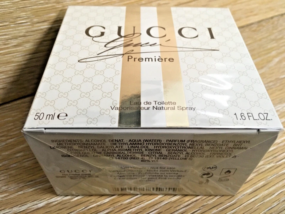 Sellado Gucci Premiere EDT Eau de Toilette 1.6 OZ/50 ml Descontinuado 1ª Edición Foto 4 de 4