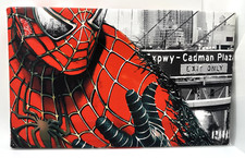 Marvel Spider-Man Canvas Wall Art - City Scene - 12x7.5x1 - Used