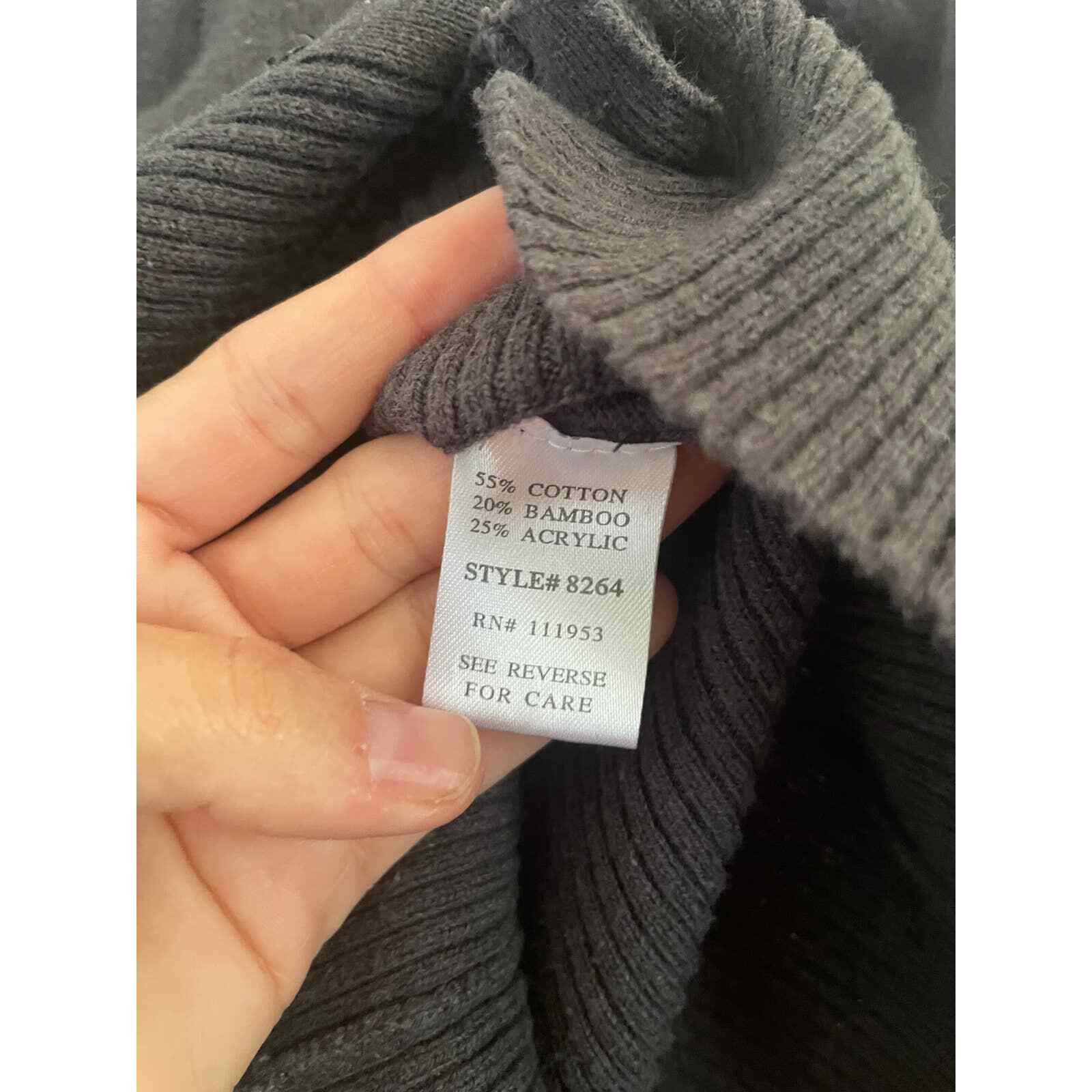 Women's Small Active Basic gray fitted cardigan - image 3