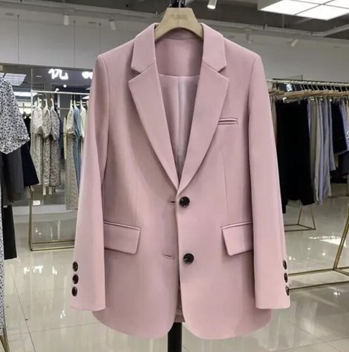 Blazer Women's Coat Relaxed Oversized Long Jacket Women Sleeve Suit *20% OFF* - Picture 4 of 25