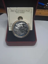 2008 Canada Royal Canadian Mint Centennial Silver Dollar GILT