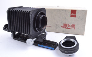 Leitz Leica 16555 Universal Focusing Bellows w/ Oubio Adapter #PS-07145