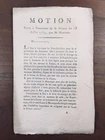 French Revolution 13 July 1789 Mounier Rare Document National Assembly