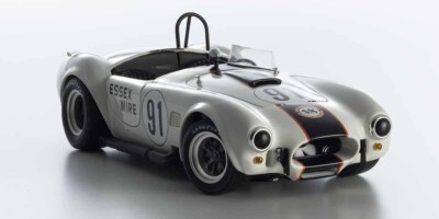 Kyosho Original 1/18 Shelby Cobra 427 S/C ESSEX WIRE #91 White