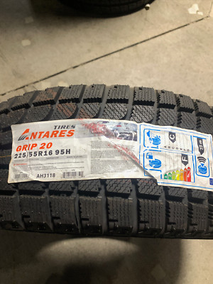 1 New 225 55 16 Antares Grip-20 Snow Tire