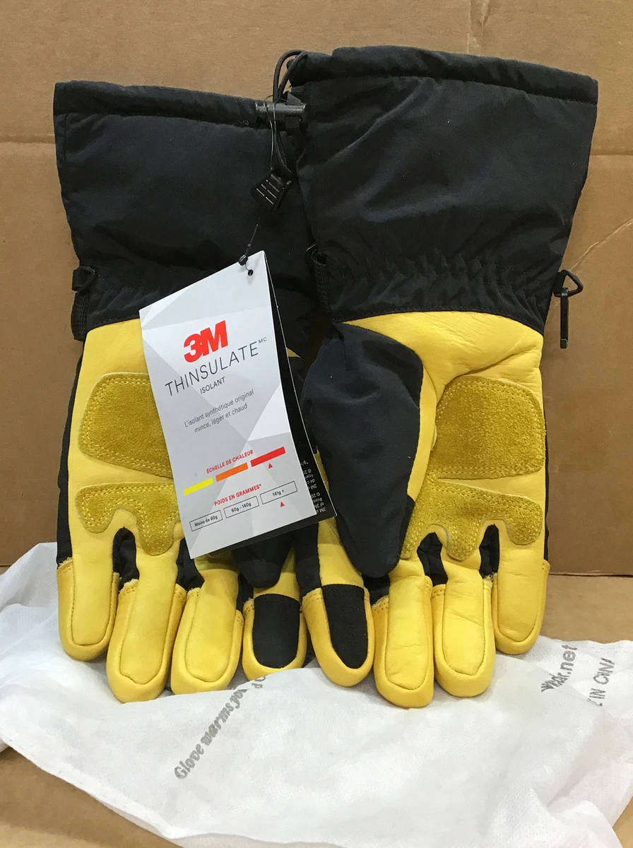 Yellow ski gloves deals