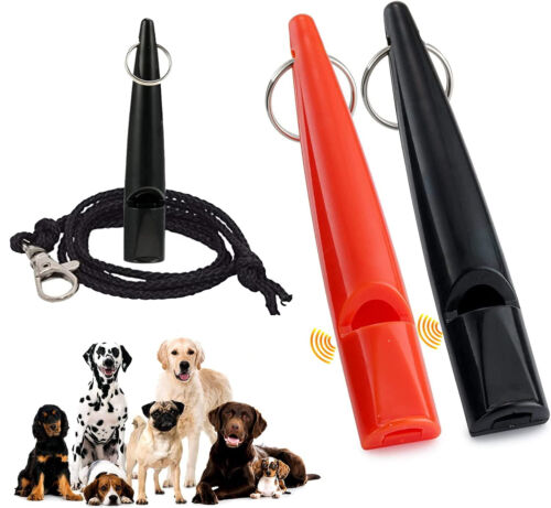 Dog Training Whistle With Lanyard Pet Puppy 210/5 Recall Stop Barking Whistles - Picture 1 of 13