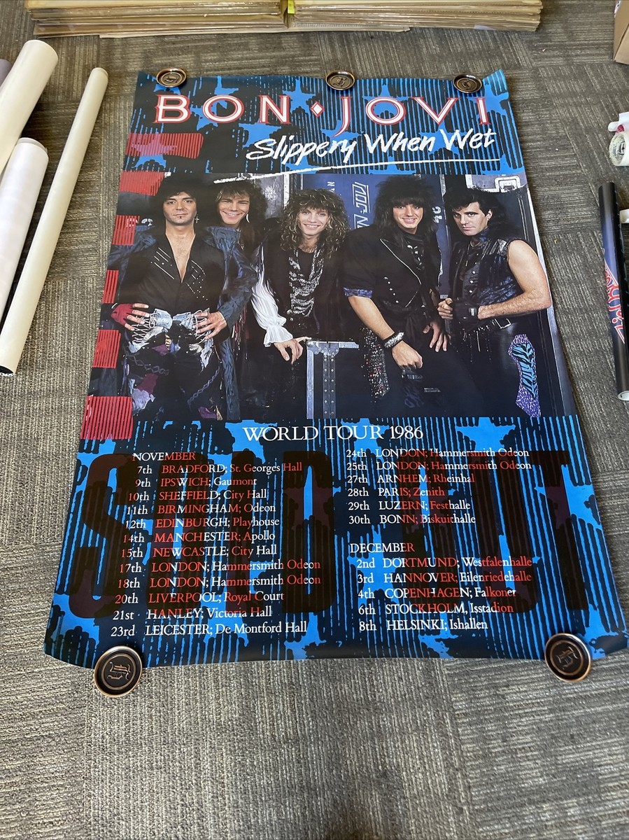 BONJOVI初期メンバーサイン入りポスター m22111987393_1.jpg?1720528234