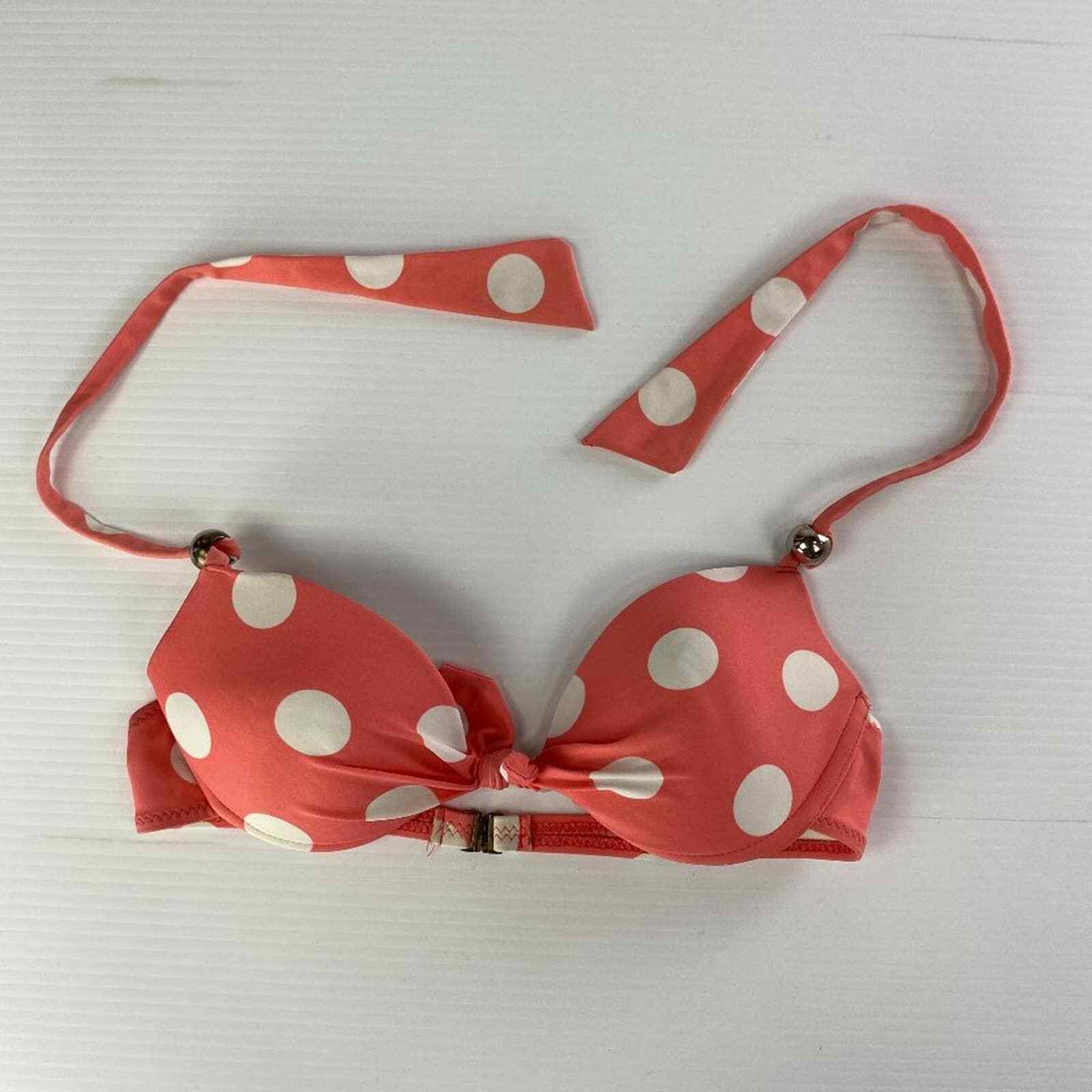 River. Island Bikini Top Swimwear Bathing Suit Gem