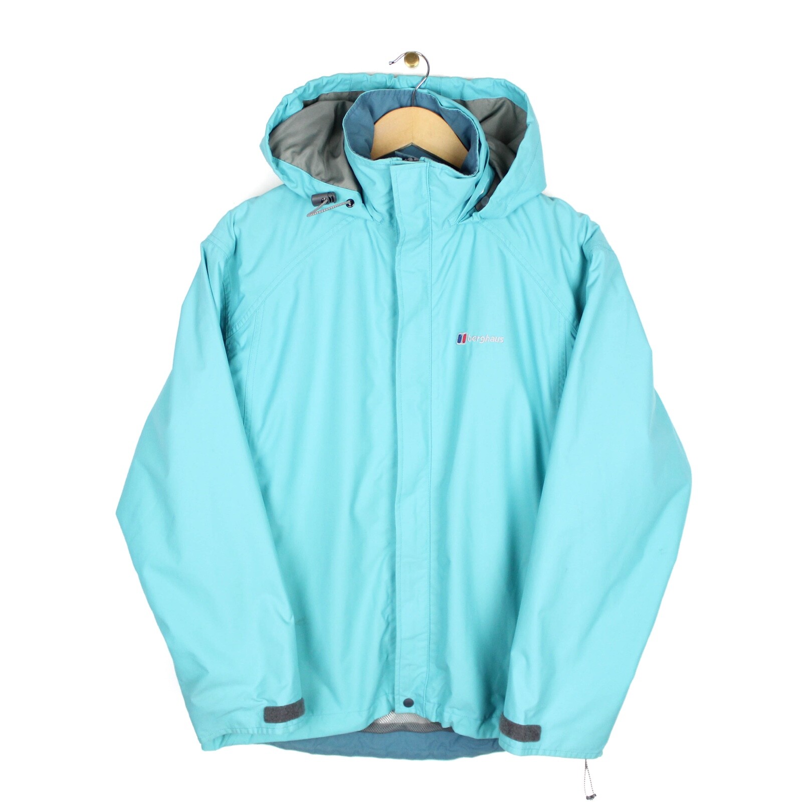 Berghaus Waterproof Jacket Aquafoil Blue Hiking Walki… Gem