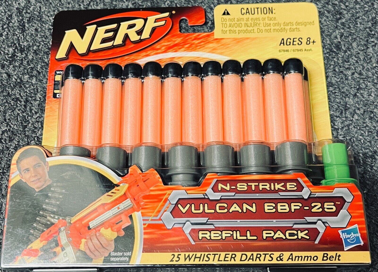 NEW Nerf N-Strike Vulcan EBF-25 Refill Pack Sonic Micro Darts &amp; Ammo Belt | eBay