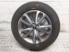 HYUNDAI SANTA FE MK3 18" INCH ALLOY WHEEL WITH DAMAGED TYRE 2013 529102W180