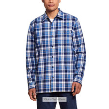 Weatherproof Vintage Men's Heavyweight Flannel Fleece Shirt Jacket X-LARGE 