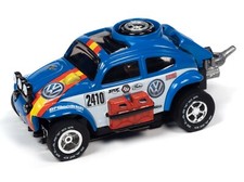 New Autoworld Xtraction Rally R3 1968 Volkswagen Baja Bug HO Slot Car Run on AFX