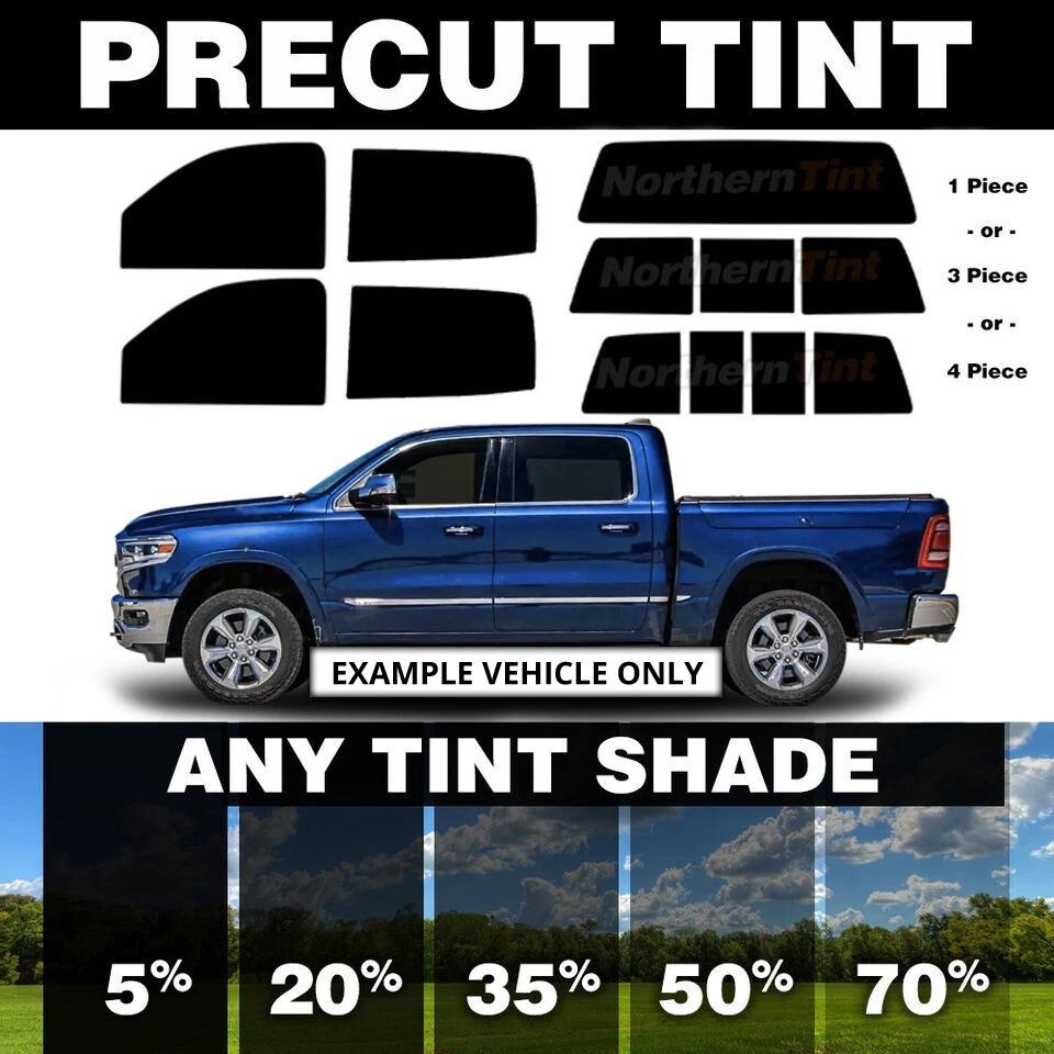 Nano Carbon Window Tint Film For Dodge Ram 2500/3500 Crew Cab 2010 2018 798003