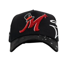 31 HATS LA MAGO RED BLACK SNAPBACK HAT 31M REDBLK