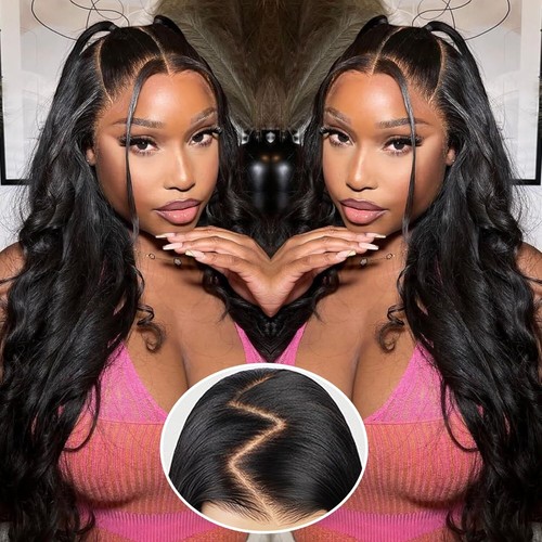 Wear And Go Glueless Wigs Human Hair Wig Pre Plucked Pre Cut 9x6 Lace Front Wigs - 第 1/14 張圖片