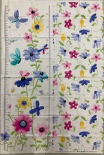 SUSYBEE- FLUTTER THE BUTTERFLY GROWTH CHART PANEL #SB20311-620-LILAC- 24"x43"