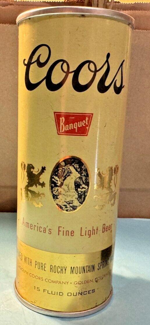 15 OZ COORS BANQUET AMERICA’S FINE LIGHT BEER ADOLPH COORS BREWING
