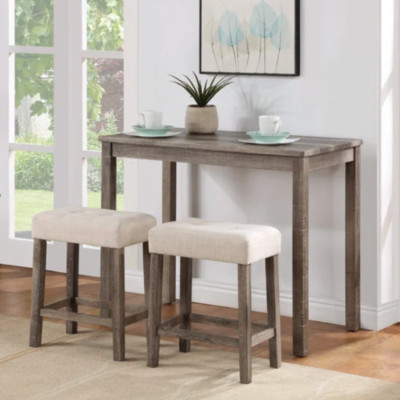Brown/Grey Dining set for 2 