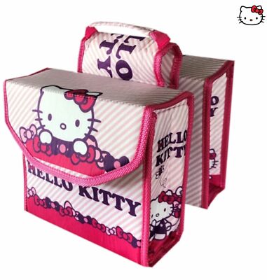 Hello Kitty Doppeltasche Kinderfahrrad - Fahrradtasche Gepäckträger