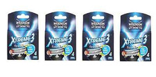 Wilkinson Sword Xtreme3, 4 Count Refill Razor Blades Pack of 4