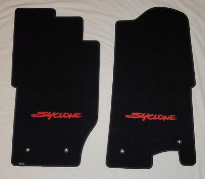 Lloyd Mats Velourtex GMC Syclone Black Front Floor Mats with Red Logos 