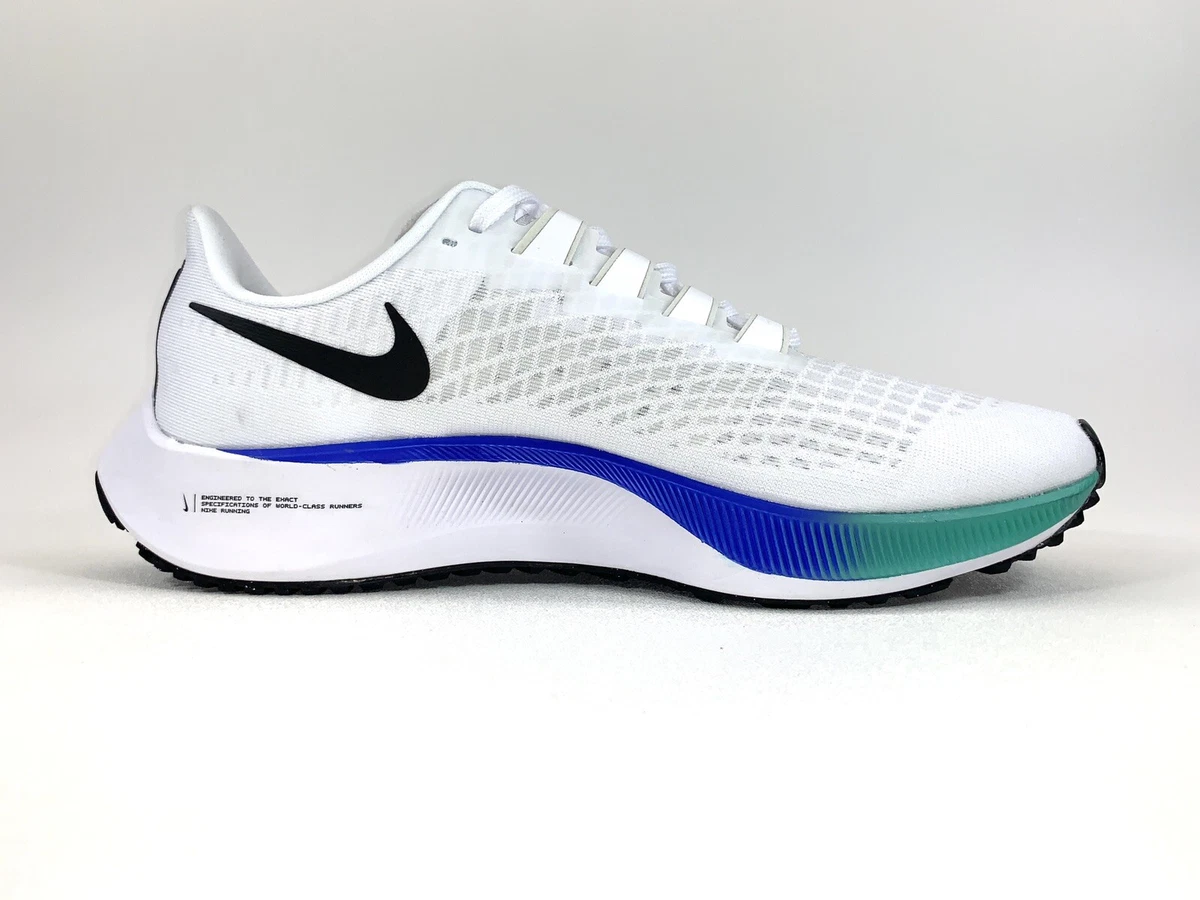 Nike Air Zoom Pegasus 37 Running Shoes White Black Violet BQ9646