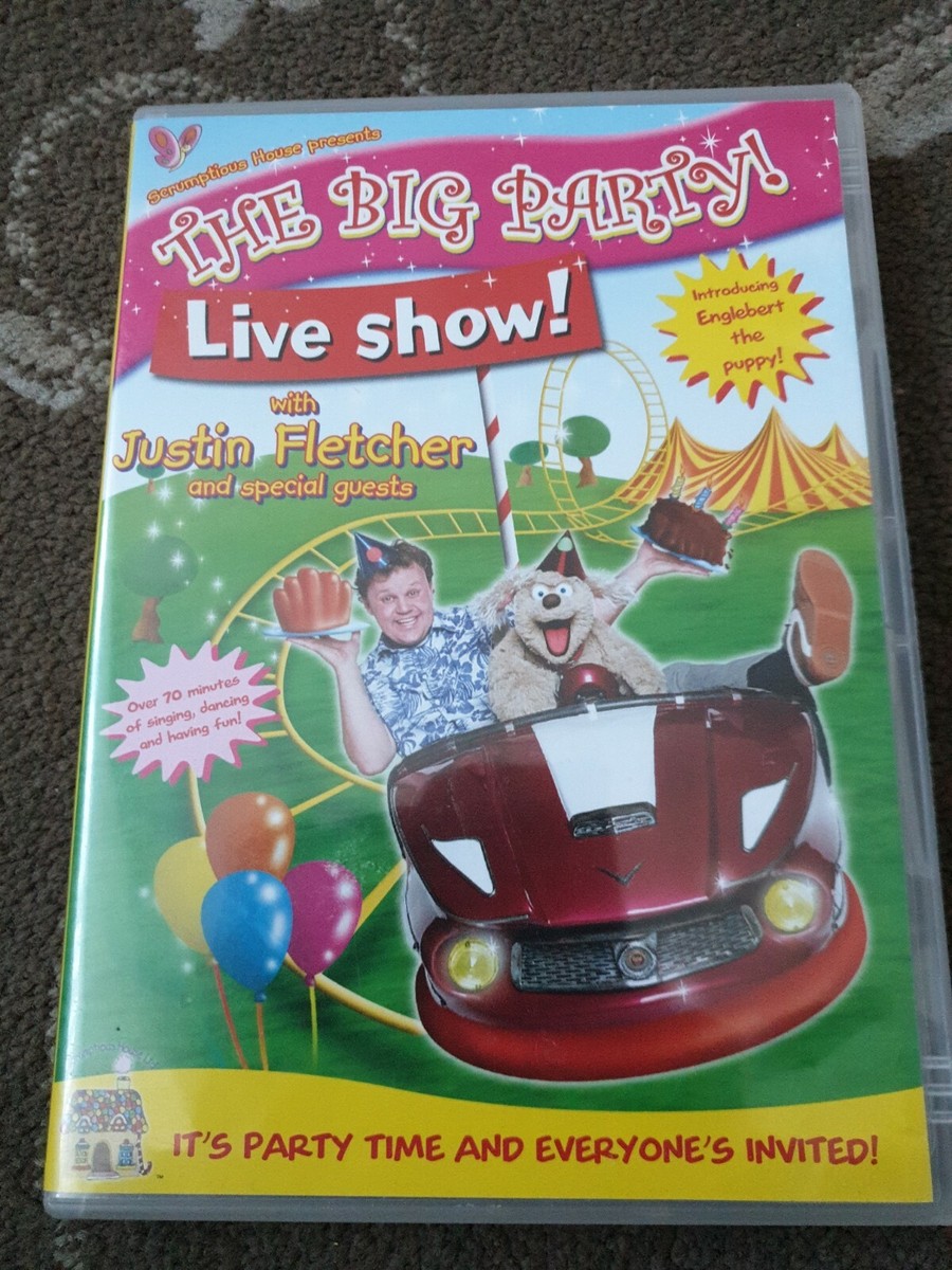 THE BIG PARTY LIVE SHOW WITH JUSTIN FLETCHER DVD KIDS | eBay UK
