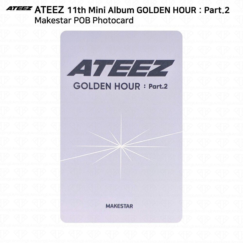 ATEEZ 11th Mini Album Golden Hour Part.2 POB Photocard