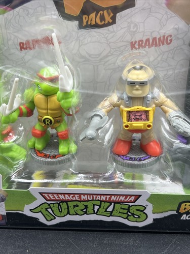 TMNT Legends of AKEDO Raphael vs Kraang Mini Battling Arena Figures New - Picture 2 of 4