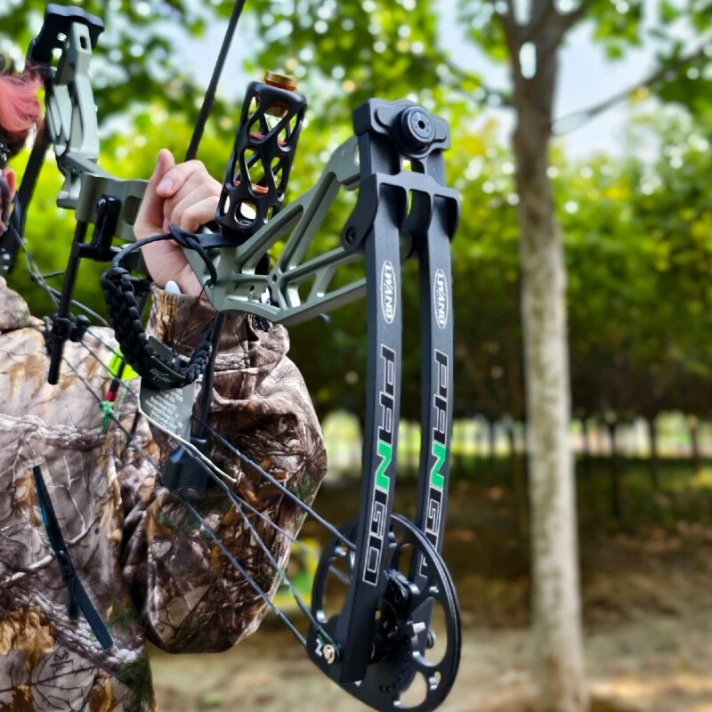 Archery Compound Bow 17-70lbs Let-off 75% IBO 320FPS Target Hunting Sports RH - Image 4 of 4