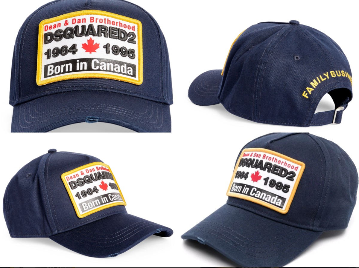 キャップ Dsquared2 Born In  Baseball Cap In Gabardine Dsquared2 Born Fighter Icon Baseball Cap Hat New Model | eBay
