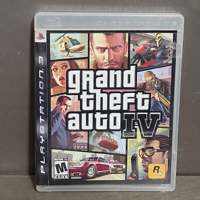 Grand Theft Auto IV 4 PlayStation 3 PS3 Game CIB Complete