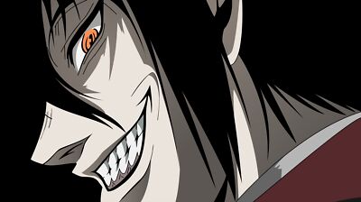 Anime Vampire Hellsing Face Orange Eyes Men  Gaming Mat Desk 48990