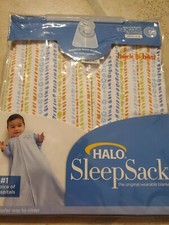 New Halo Sleep Sack Blanket Sz Small Birth To 6 Months Up To 18 Lbs multi color