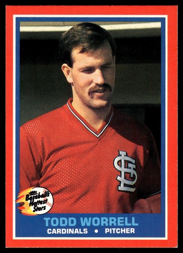 1987 Fleer Hottest Stars #44 Todd Worrell Near mint or better - Picture 1 of 2