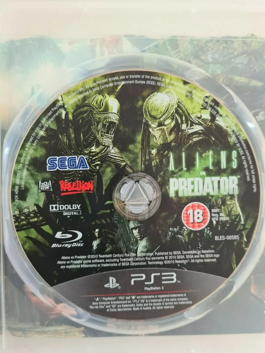 Aliens vs Predator PS3 Game For Sale