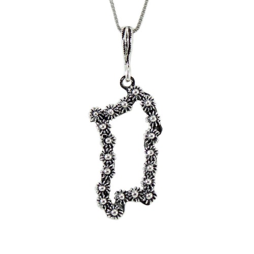 Pendentif pour Femmes Faite en Filigrane Sarda Nid D'Abeille en Argent
