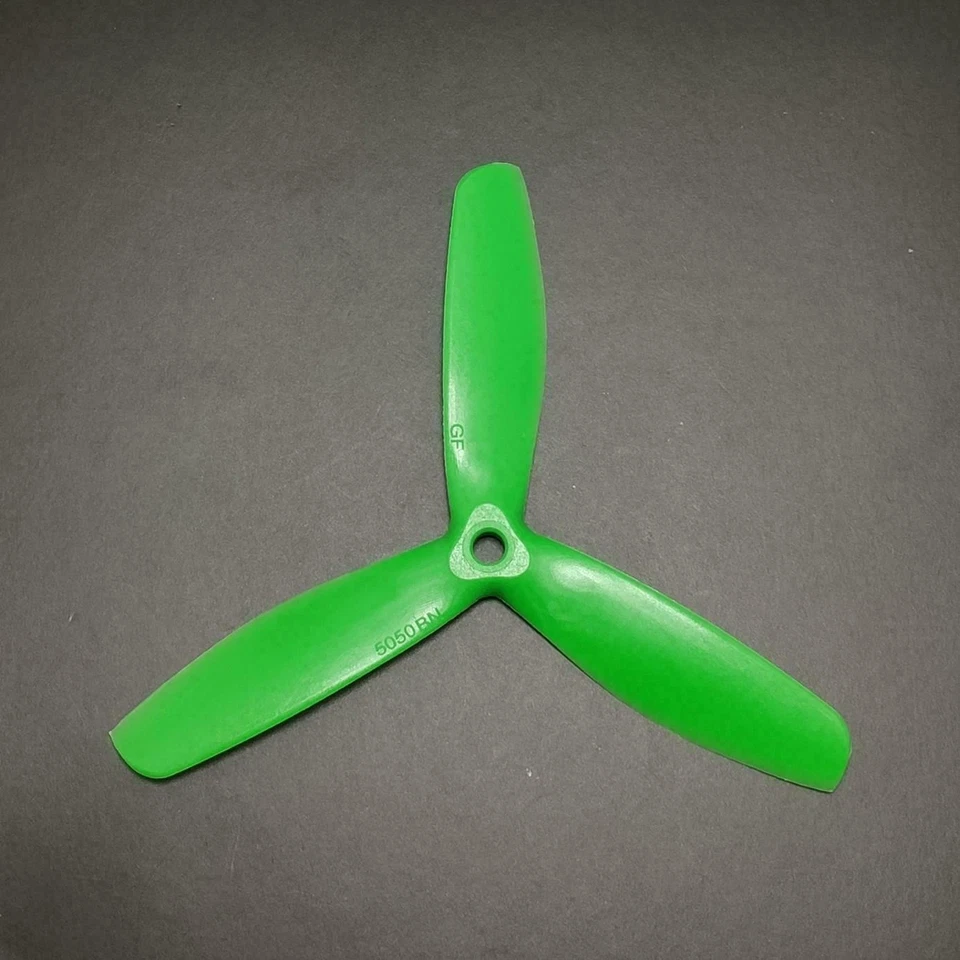 4PCS Gemfan 5050BN 3-Blades Propellers Green for Racing Quadcopter RC FPV Drone - Image 2 of 3