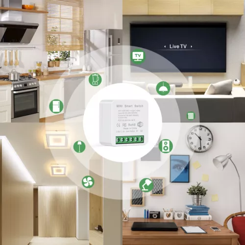 WiFi Smart Switch DIY Light Switch for Alexa/Google Home APP Remote Control - Picture 11 of 11