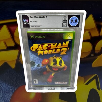 9.8 A+ Pac-Man World 2 WATA NOT CGC Microsoft Xbox Pac Man Black Label