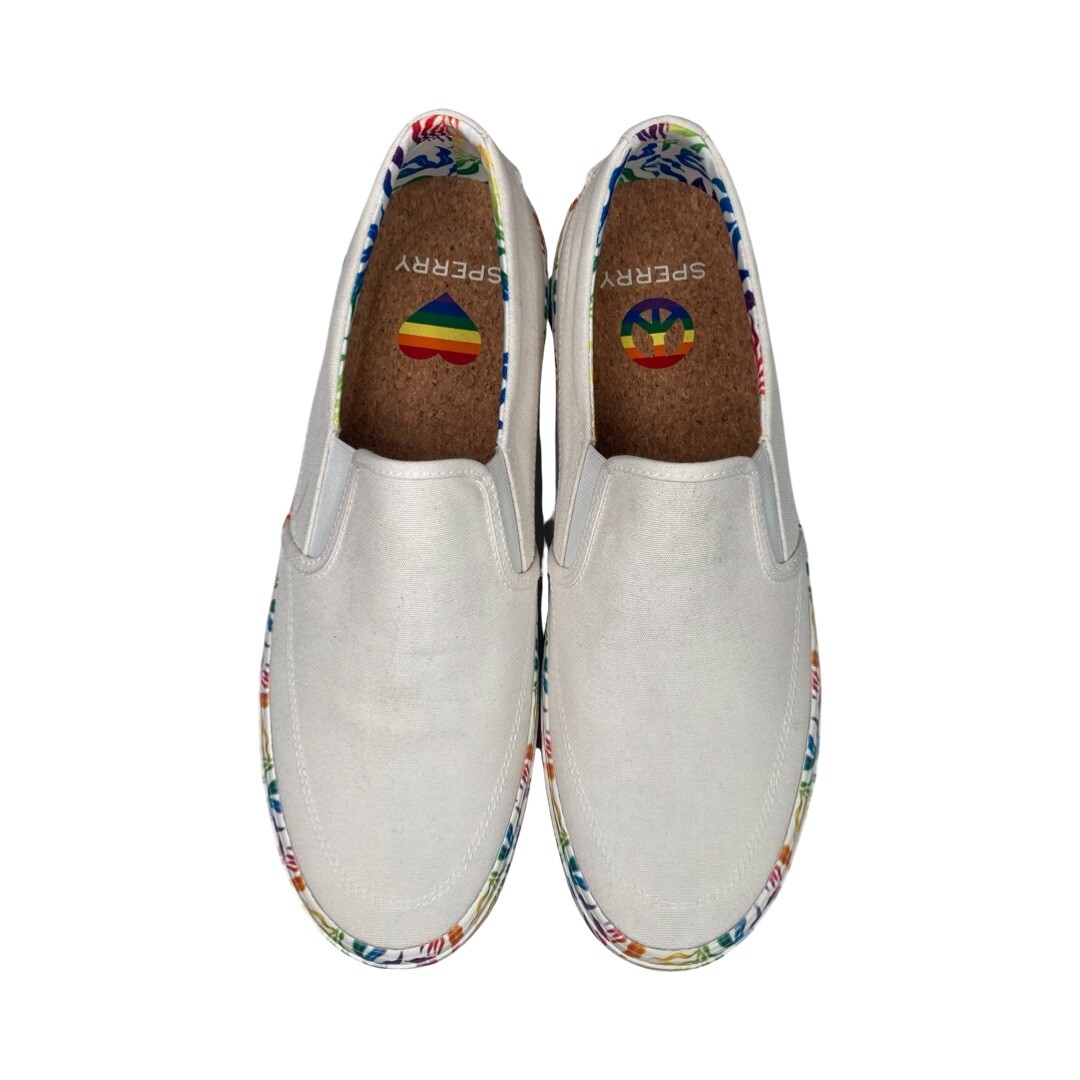 Sperry Men Size 10.5 Striper Twin Gore Multicolor Rainbow  display picture 1