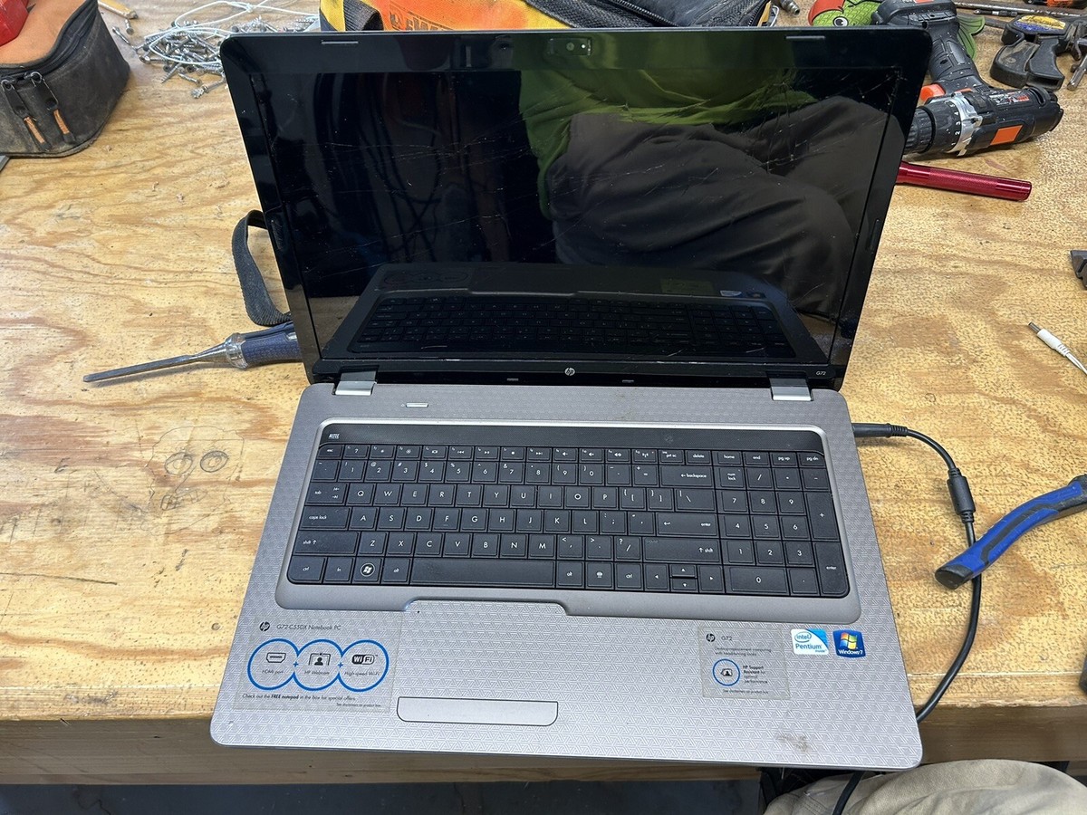 HP G72-C55DX Intel Core i3 M350 2.26GHz Needs Screen Powers On
