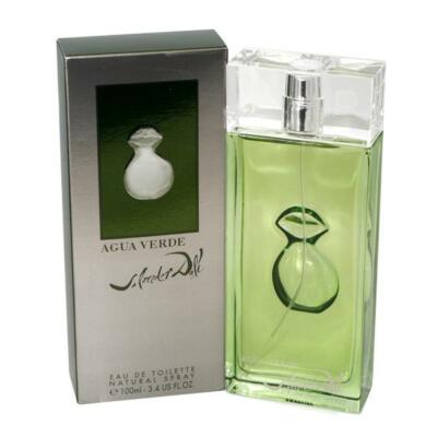 Aqua Verde by Salvador Dali For Men 3.4 oz Eau de Toilette Spray In Box SEALED