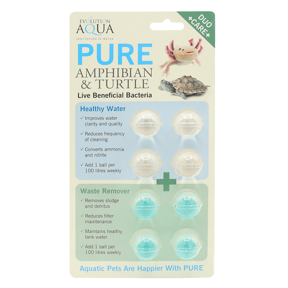 Evolution Aqua PURE Amphibian & Turtle Duo Pack Aquarium Care