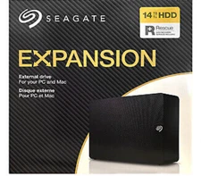 Seagate - Expansion 14TB External USB 3.0 Desktop Hard Drive with Rescue Data